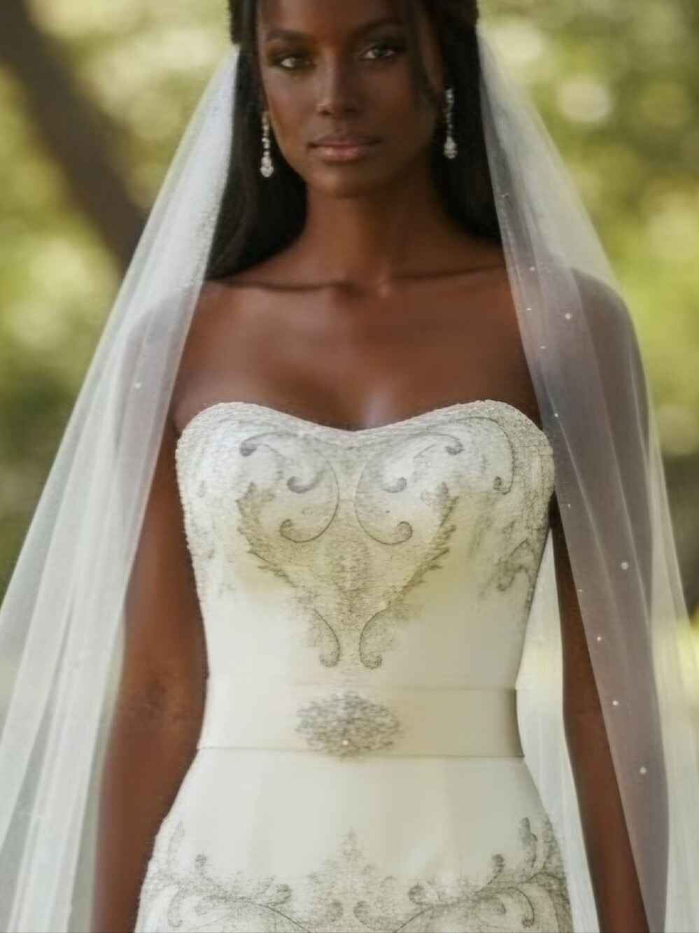 NWT Casablanca Strapless A-line Gown With No Train
